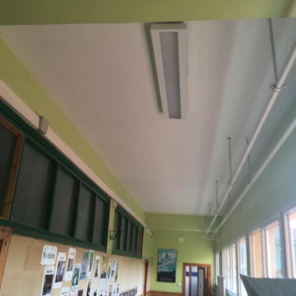 Nueva iluminación en el Colegio Público de Arriondas