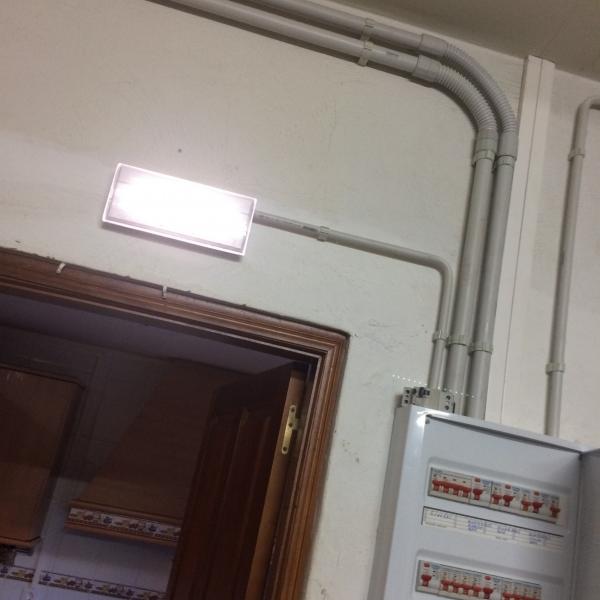 Detalle del nuevo cuadro de luces.